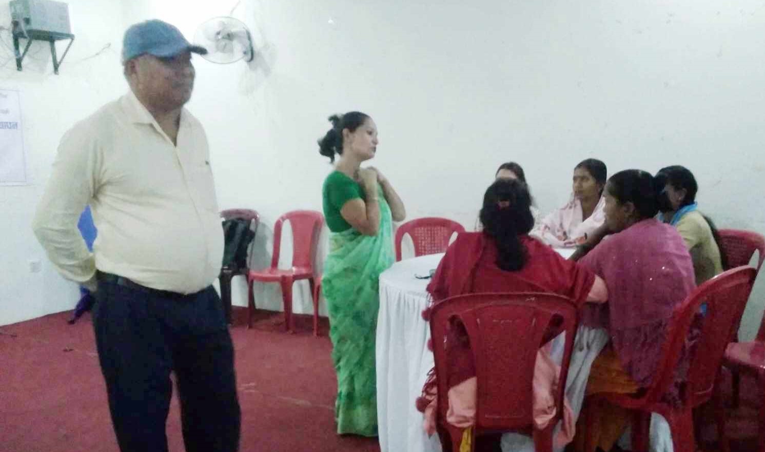 युवा महिलाका लागि तालिम